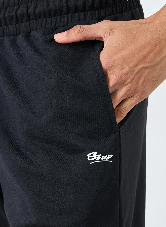 ستايلي جوغر فليس سادة بقصة واسعة